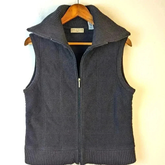 Lord & Taylor Fleece Vest - PL - Picture 1 of 4